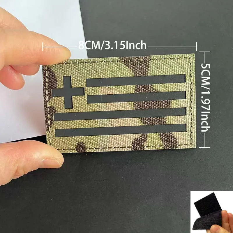 NATION IR FLAG PATCH 2"X 3"