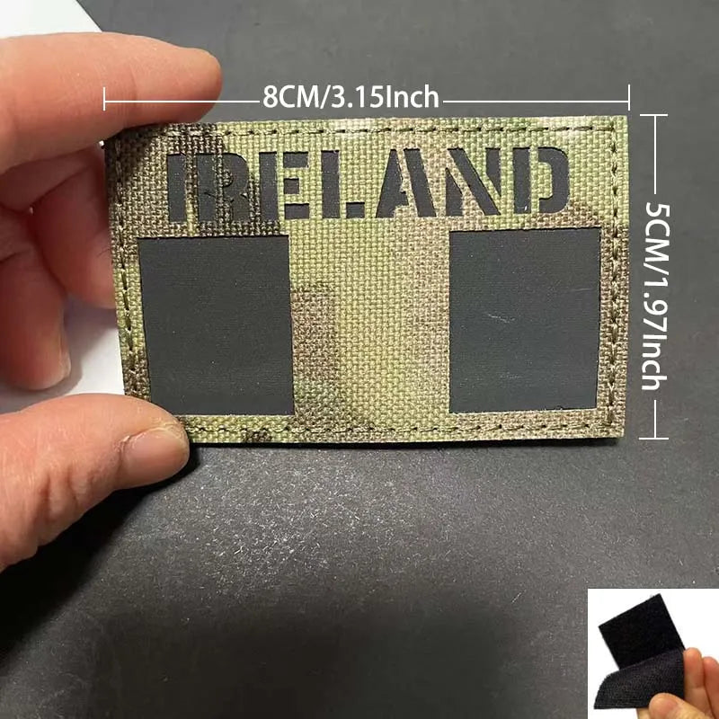 NATION IR FLAG PATCH 2"X 3"