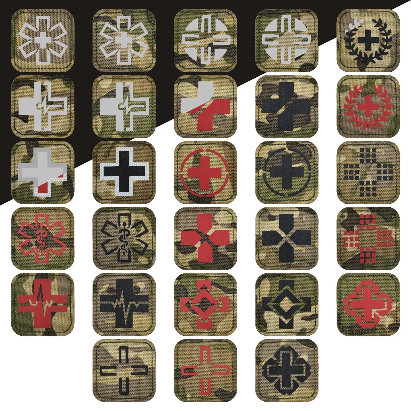 MEDICAL REFLECTIVE PATCH 1 " x 1"