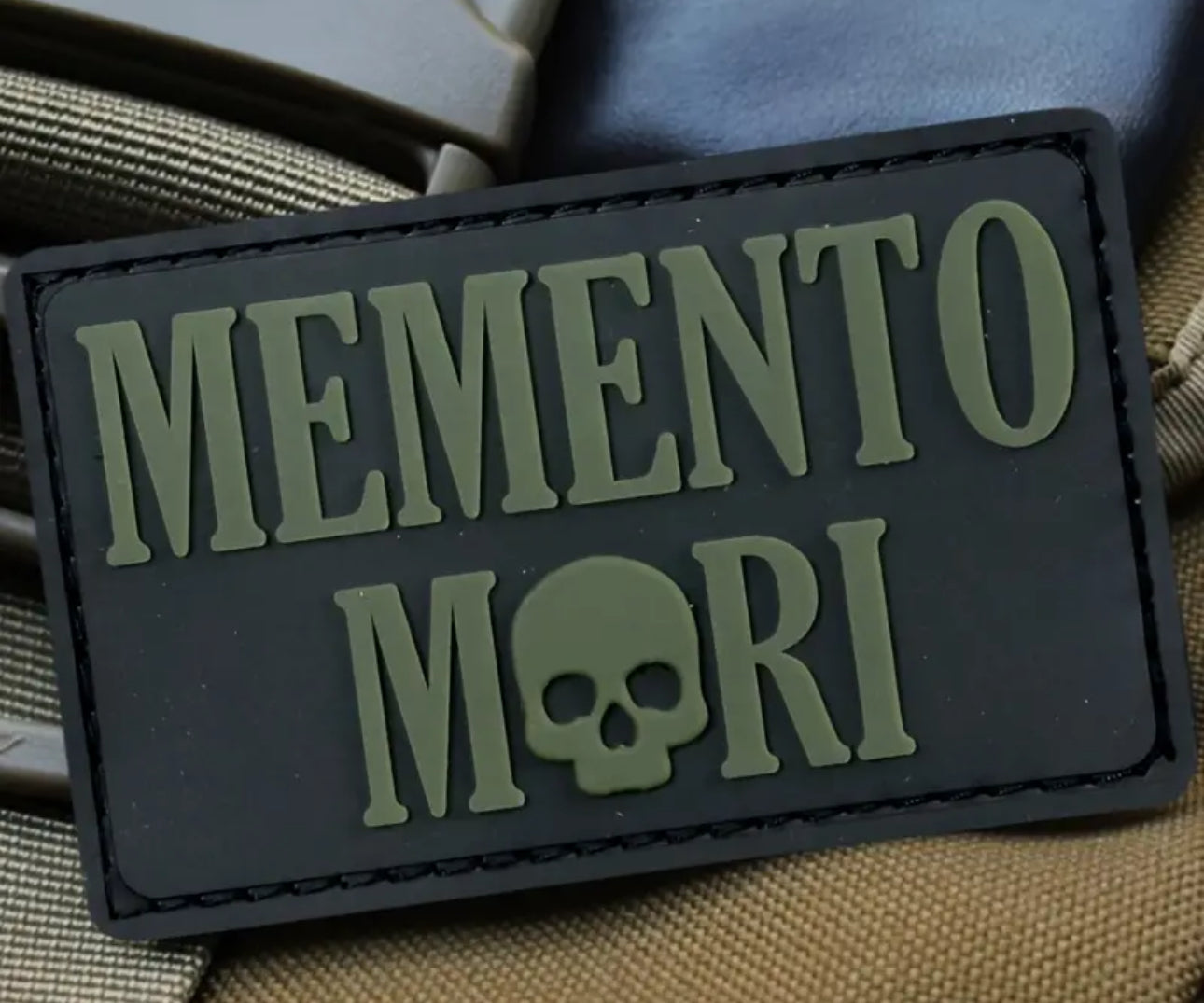 MEMENTO MORI PVC PATCH