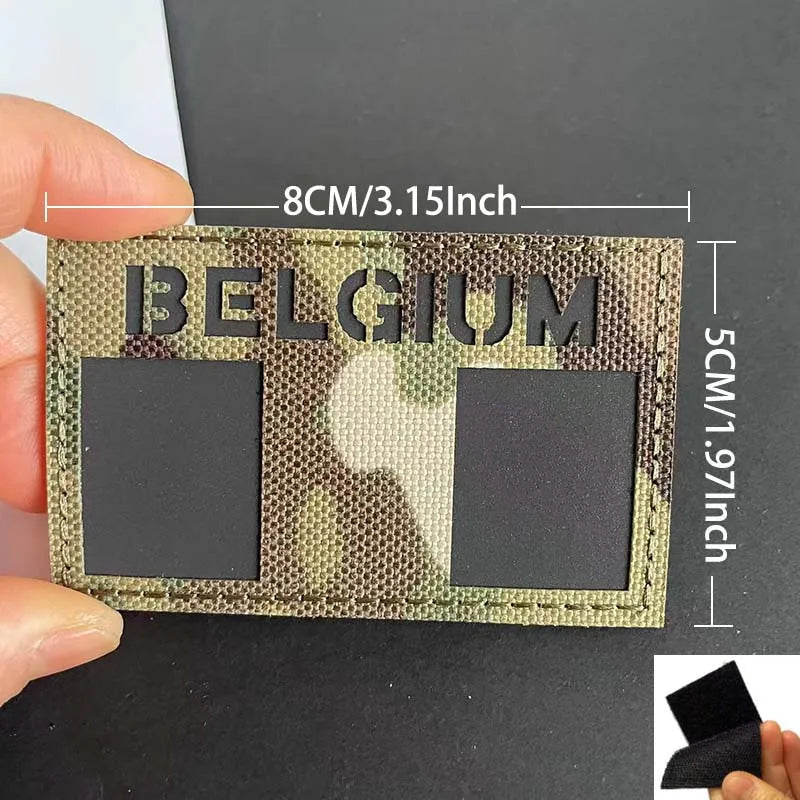 NATION IR FLAG PATCH 2"X 3"
