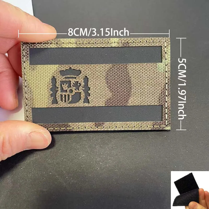 NATION IR FLAG PATCH 2"X 3"