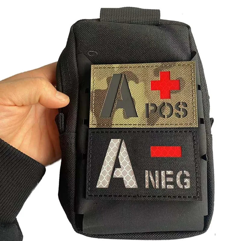 BLOOD TYPE PATCH 2"x3"