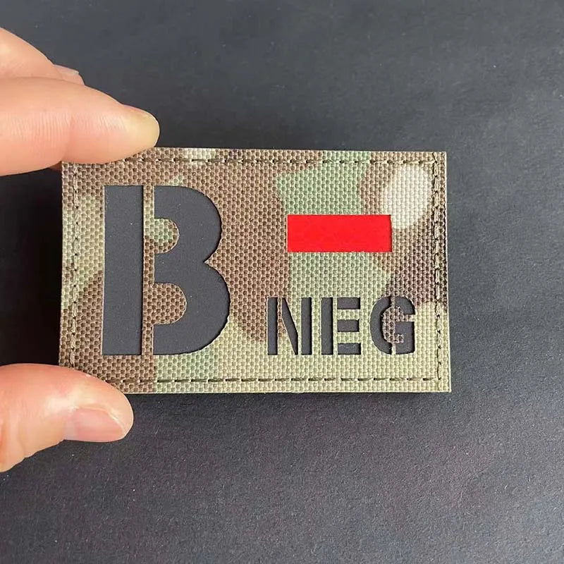 BLOOD TYPE PATCH 2"x3"
