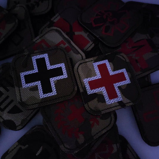 MEDICAL REFLECTIVE PATCH 1 " x 1"