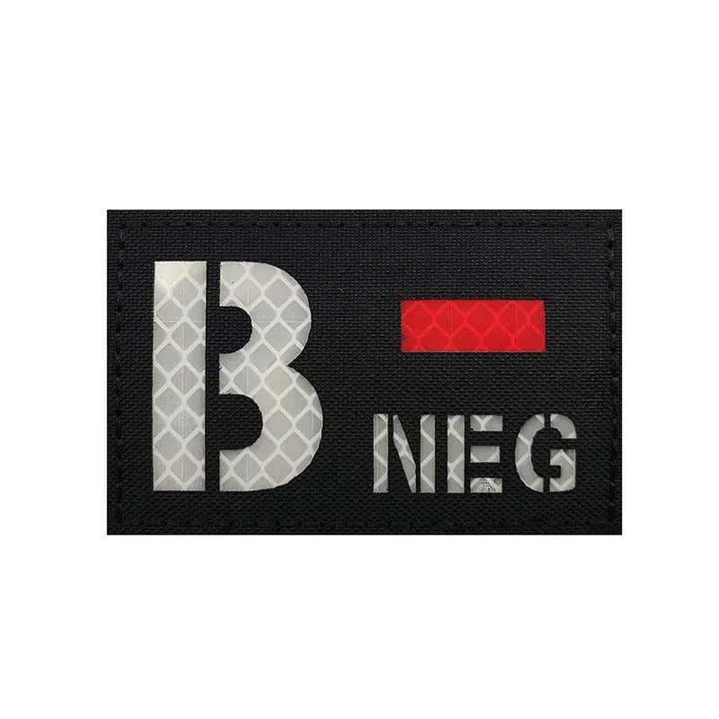 BLOOD TYPE PATCH 2"x3"