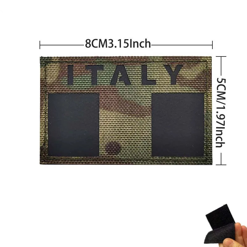 NATION IR FLAG PATCH 2"X 3"