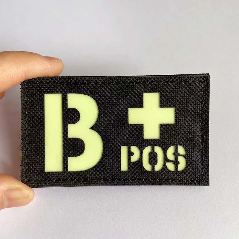 BLOOD TYPE PATCH 2"x3"