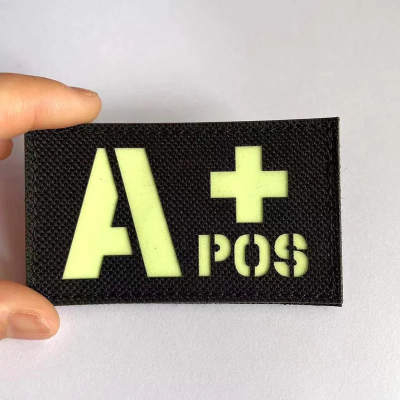 BLOOD TYPE PATCH 2"x3"