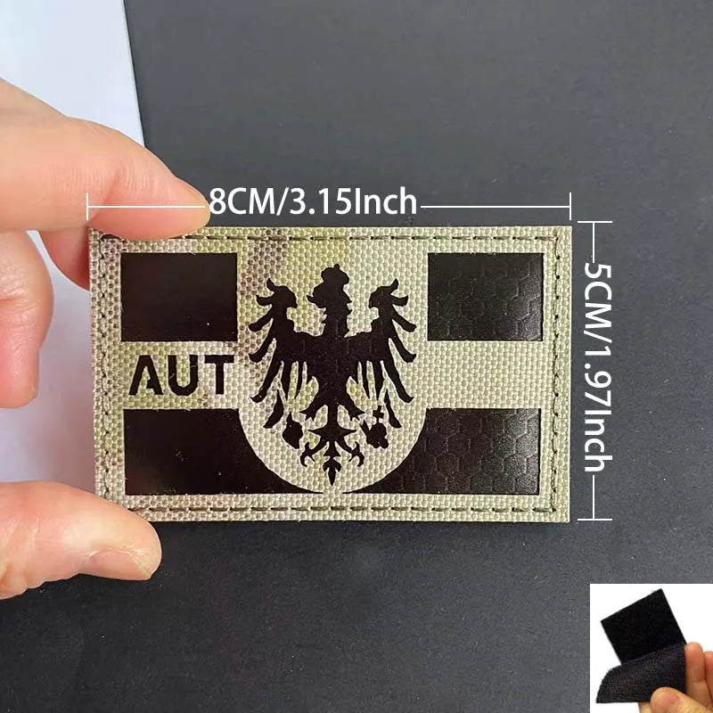 NATION IR FLAG PATCH 2"X 3"