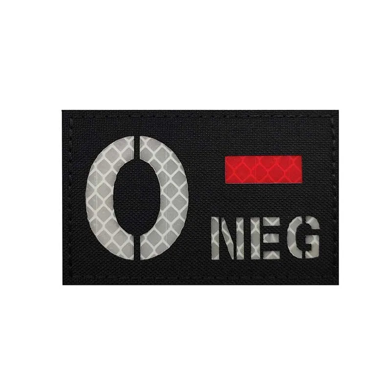 BLOOD TYPE PATCH 2"x3"