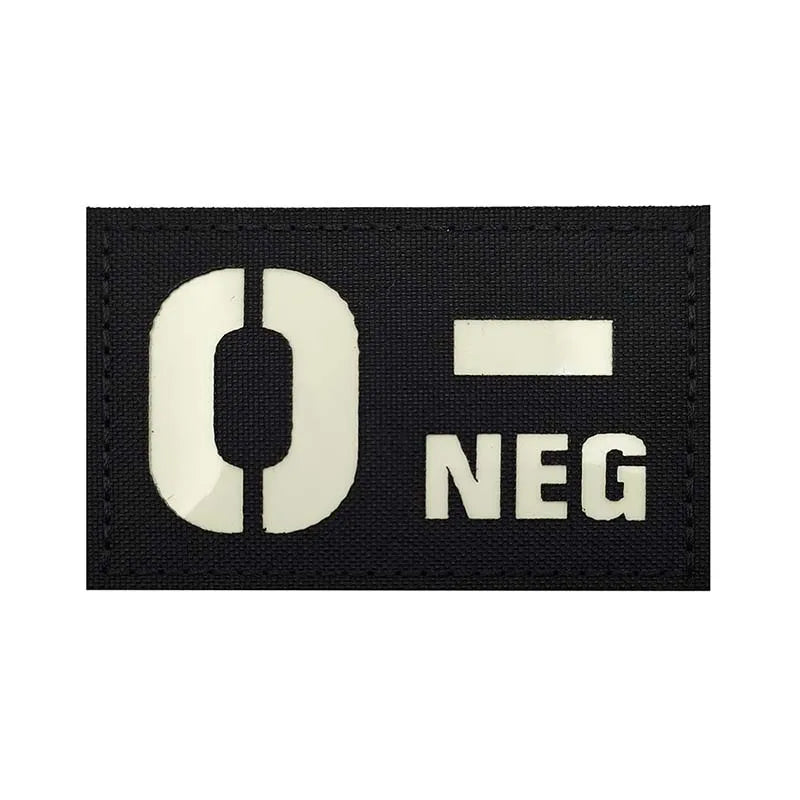 BLOOD TYPE PATCH 2"x3"