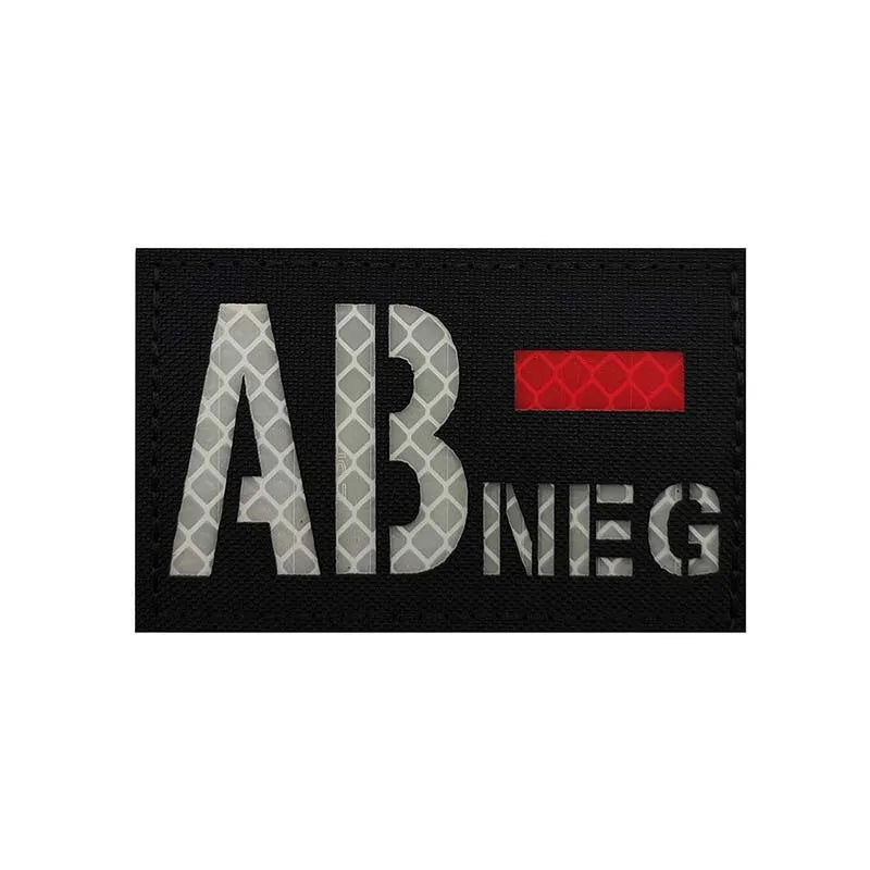 BLOOD TYPE PATCH 2"x3"
