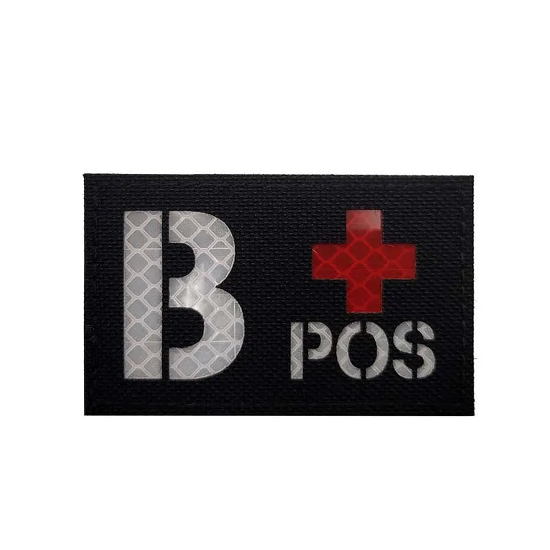 BLOOD TYPE PATCH 2"x3"