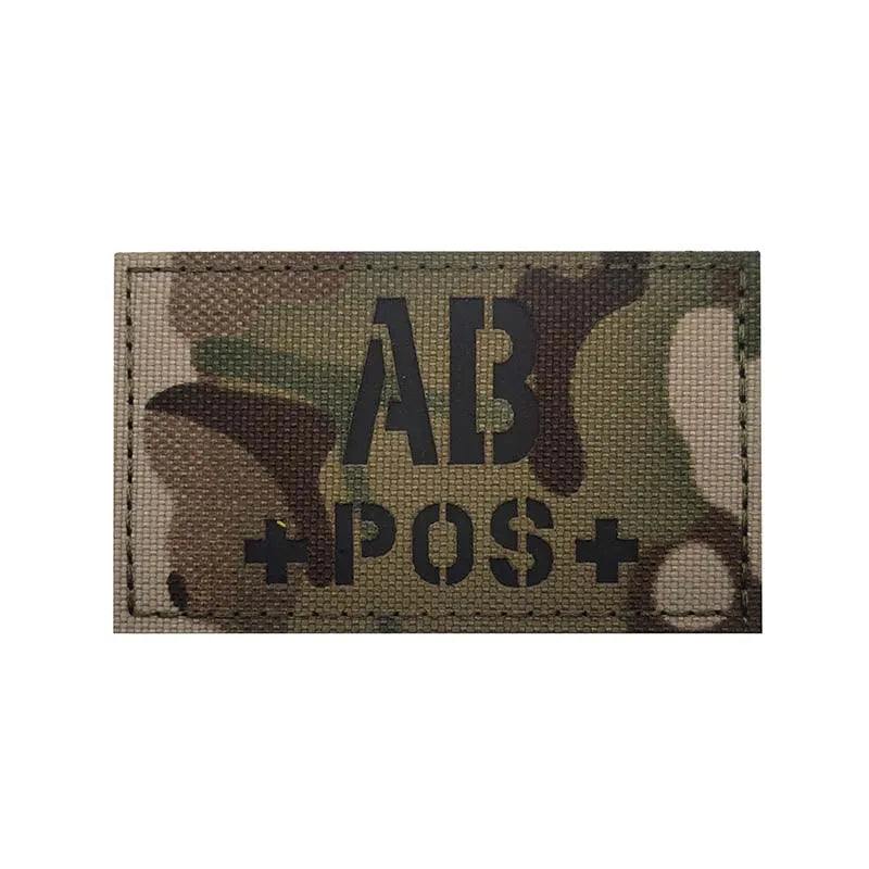 BLOOD TYPE PATCH 2"x3"
