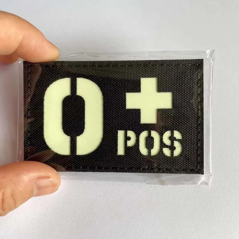 BLOOD TYPE PATCH 2"x3"
