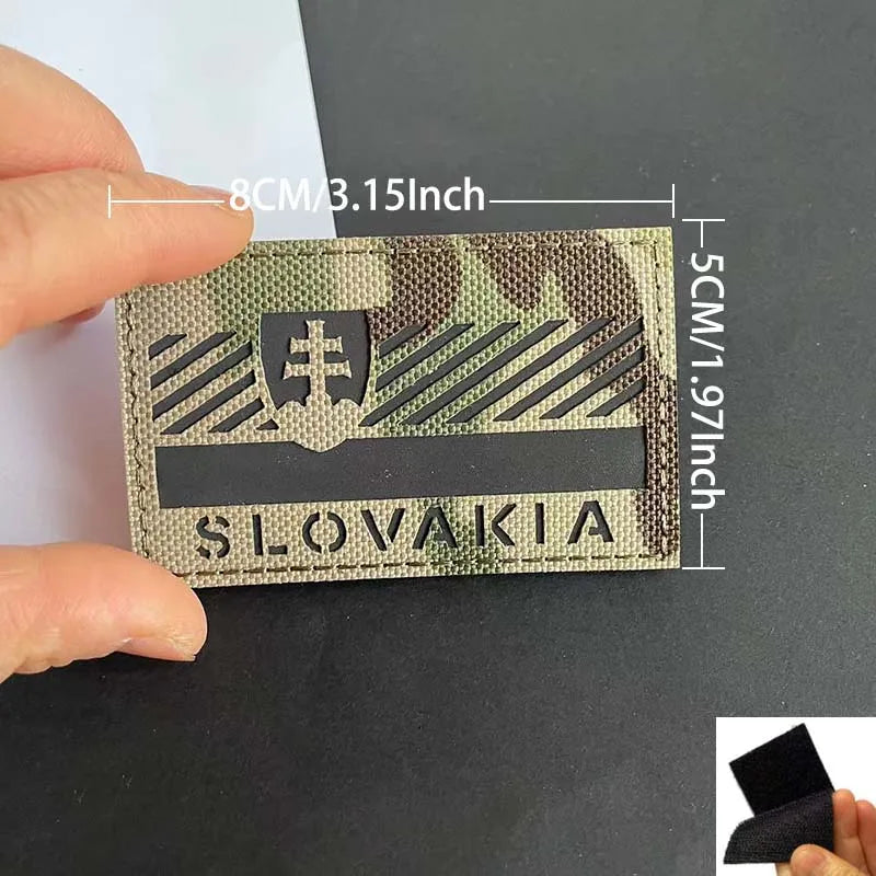 NATION IR FLAG PATCH 2"X 3"