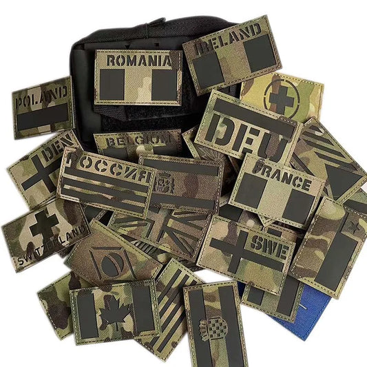 NATION IR FLAG PATCH 2"X 3"