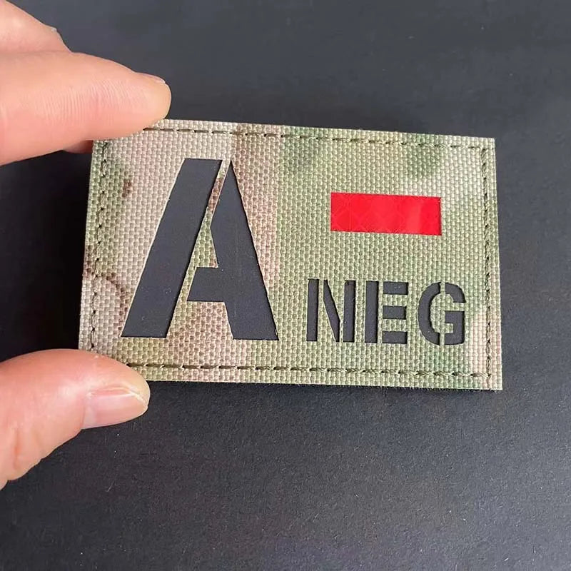 BLOOD TYPE PATCH 2"x3"