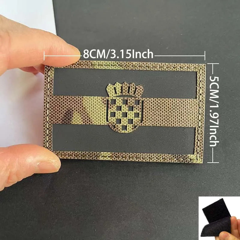 NATION IR FLAG PATCH 2"X 3"