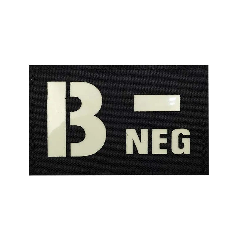 BLOOD TYPE PATCH 2"x3"