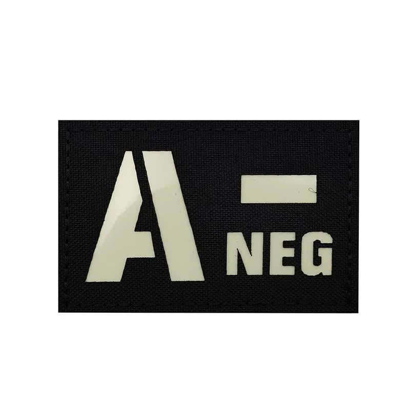BLOOD TYPE PATCH 2"x3"