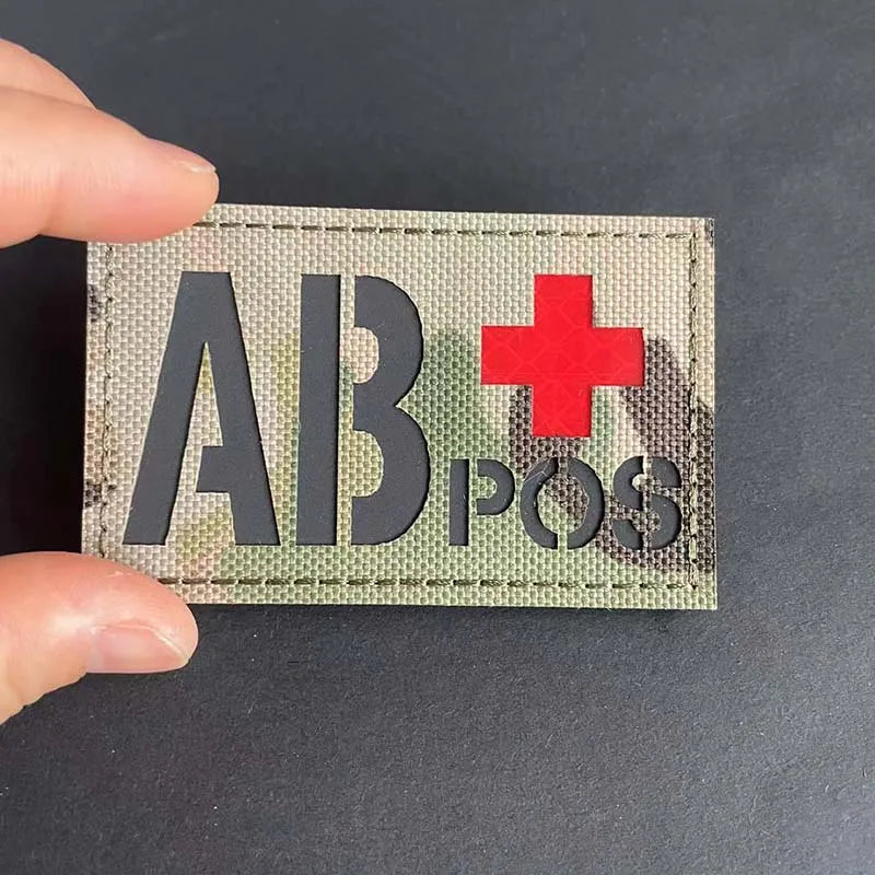 BLOOD TYPE PATCH 2"x3"