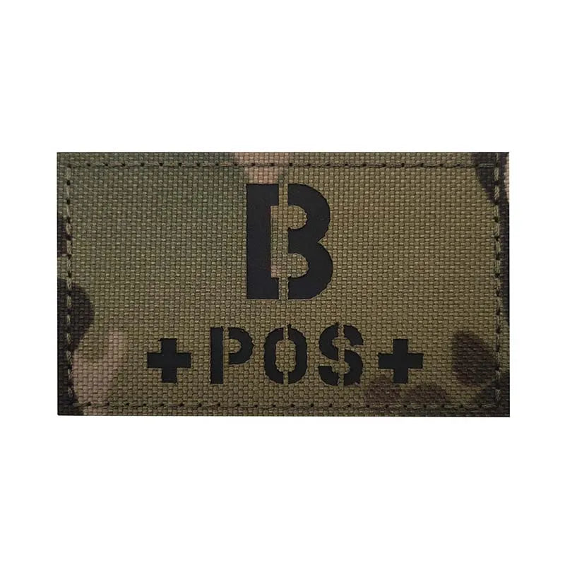 BLOOD TYPE PATCH 2"x3"