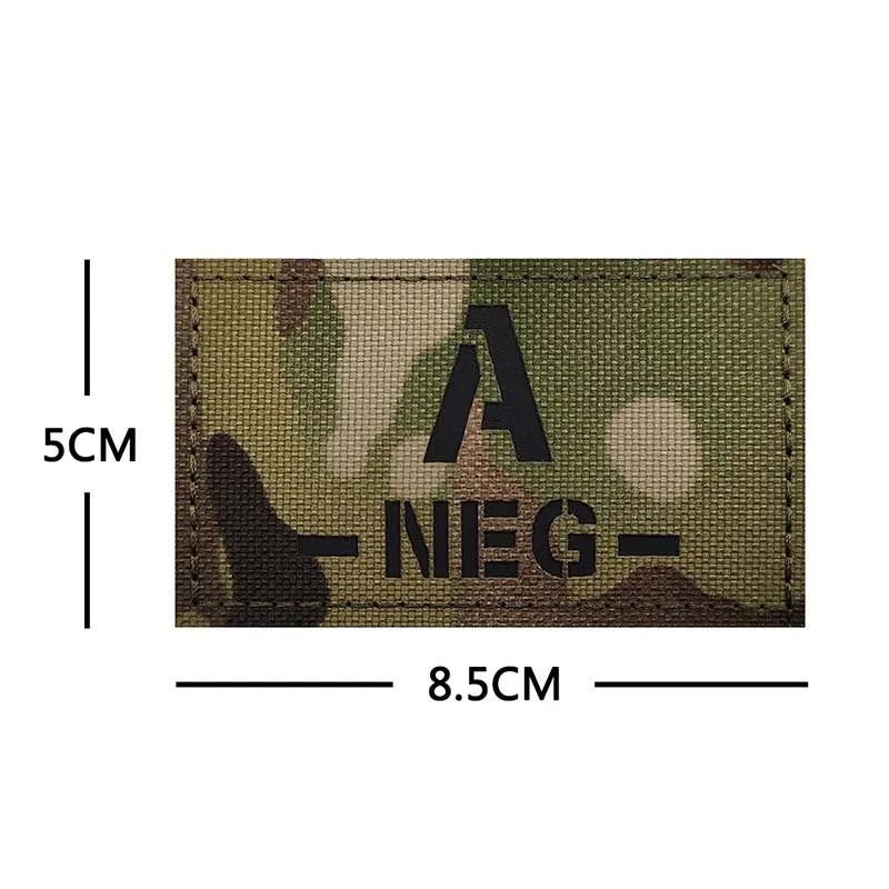 BLOOD TYPE PATCH 2"x3"