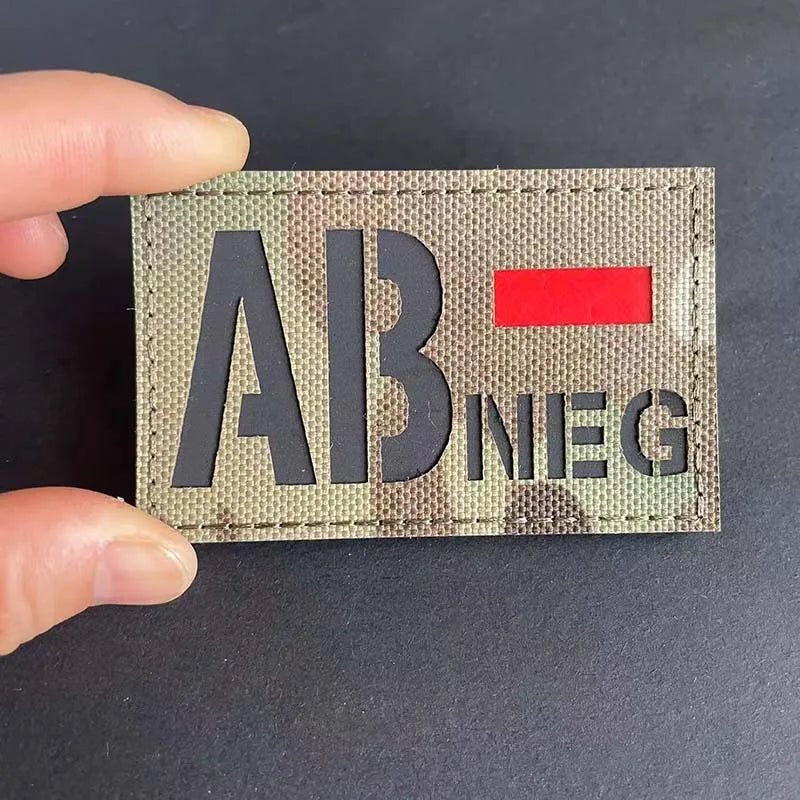 BLOOD TYPE PATCH 2"x3"