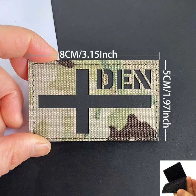 NATION IR FLAG PATCH 2"X 3"