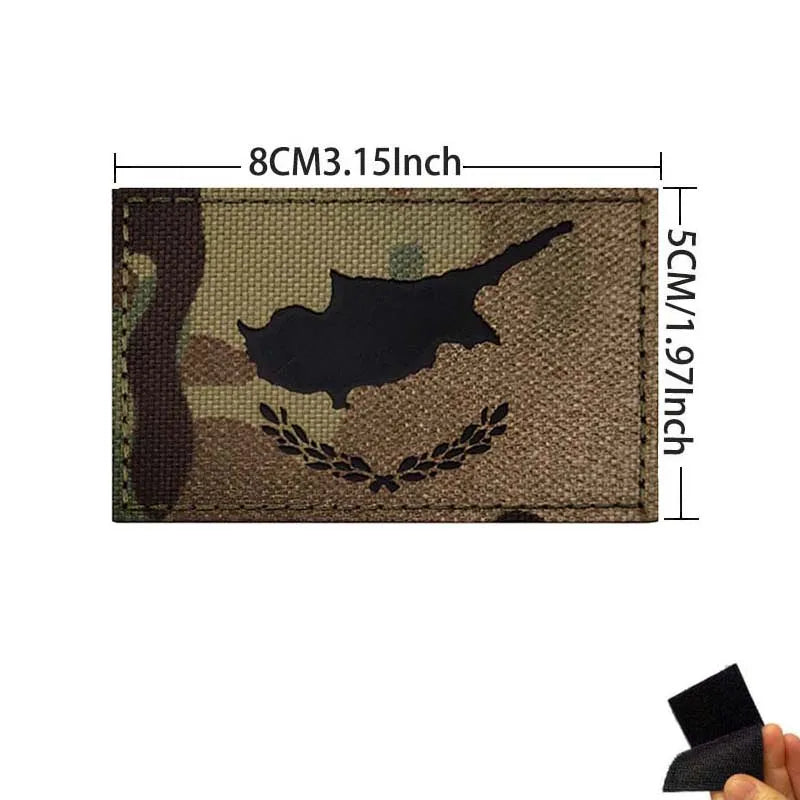 NATION IR FLAG PATCH 2"X 3"
