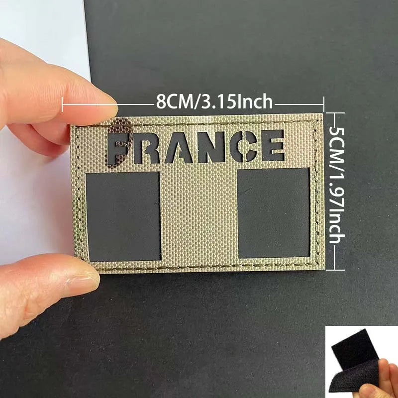 NATION IR FLAG PATCH 2"X 3"