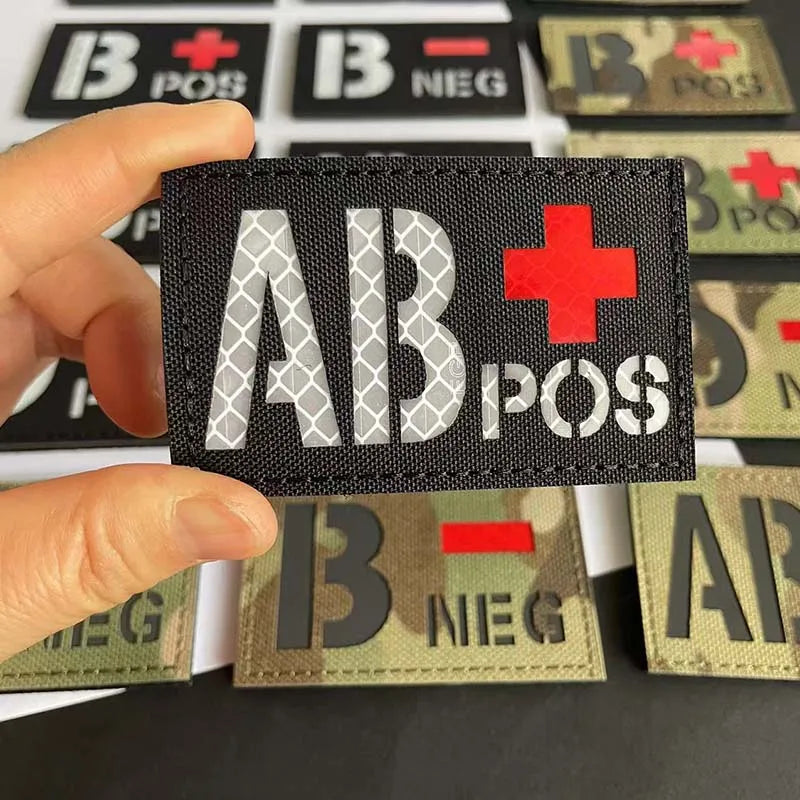 BLOOD TYPE PATCH 2"x3"