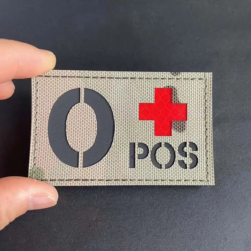 BLOOD TYPE PATCH 2"x3"