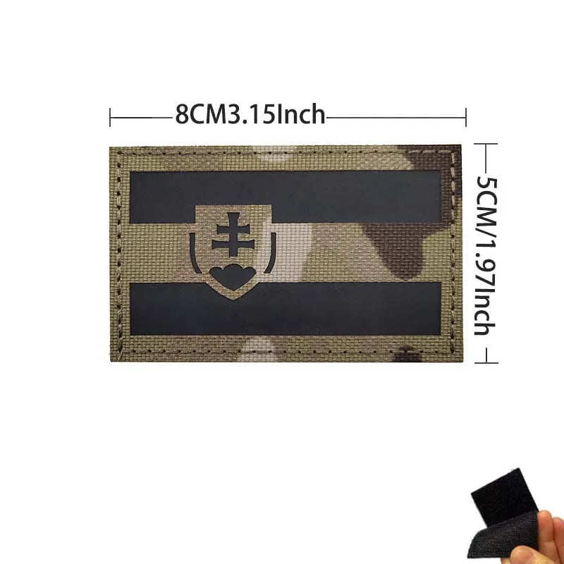 NATION IR FLAG PATCH 2"X 3"