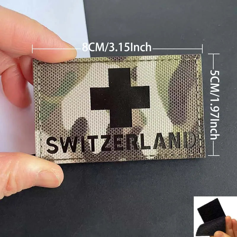 NATION IR FLAG PATCH 2"X 3"