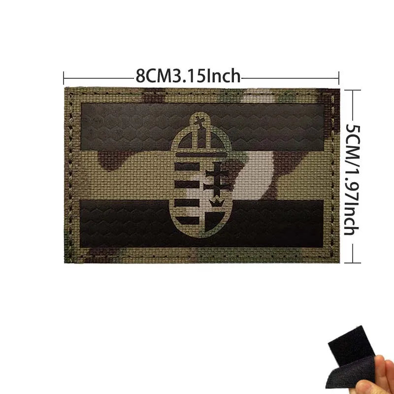 NATION IR FLAG PATCH 2"X 3"